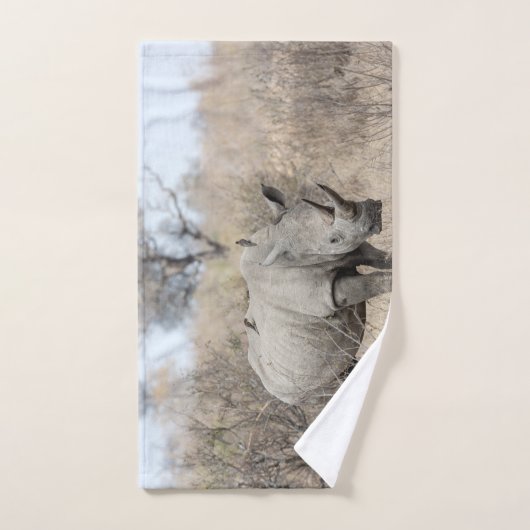 Witte Rhino Bad Handdoek (Handdoek)