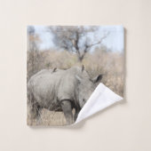 Witte Rhino Bad Handdoek (Wasdoekje)