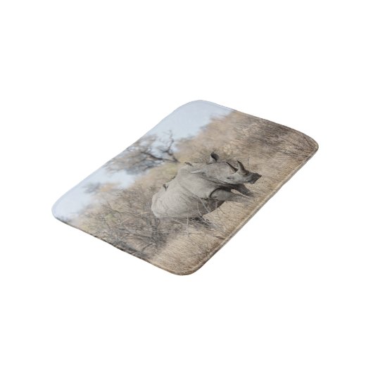 Witte Rhino Badmat (Gekanteld)