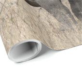 Witte Rhino Cadeaupapier (Rol Hoek)