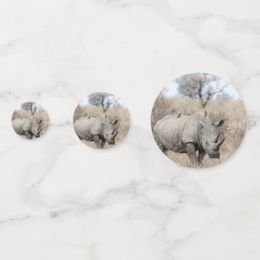 Witte Rhino Confetti (Achterkanten)