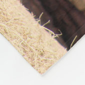 Witte Rhino Fleece Deken (Hoek)