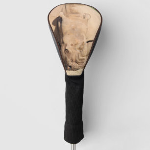 Witte rhino golfheadcover