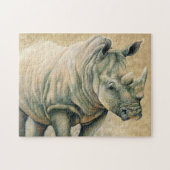 Witte Rhino Legpuzzel (Horizontaal)