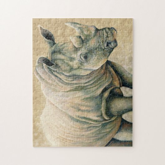 Witte Rhino Legpuzzel (Verticaal)