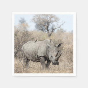Witte Rhino Servet