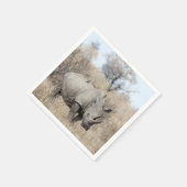 Witte Rhino Servet (Hoek)