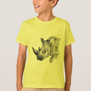 witte rhino t-shirt