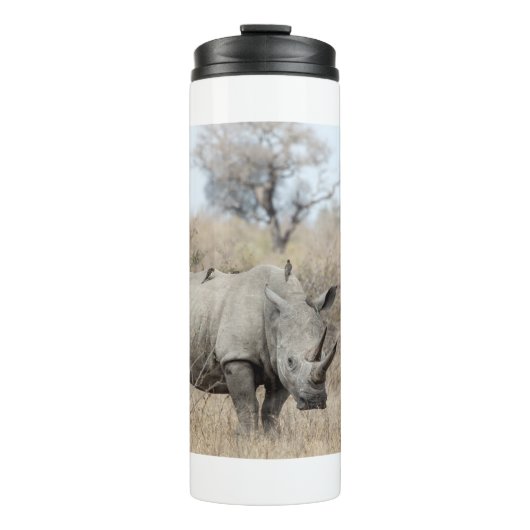 Witte Rhino Thermosbeker (Voorkant)