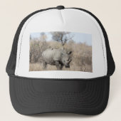 Witte Rhino Trucker Pet (Voorkant)