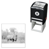 Witte Rhino Zelfinktende Stempel (In situ)