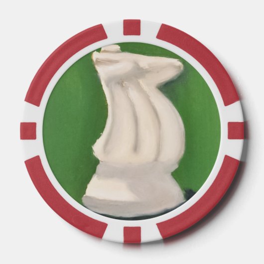 Witte Ridder Poker Chips (Voorkant)