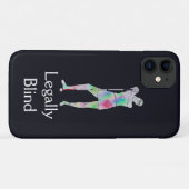 Witte rietveiligheidsdag, sassy blind girl Case-Mate iPhone case (Achterkant (horizontaal))