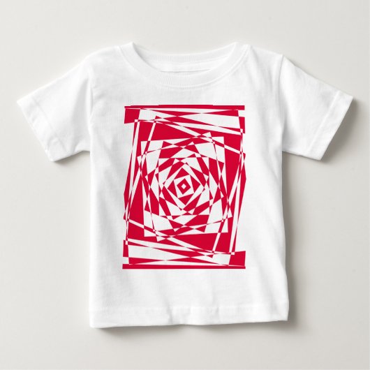 Witte rode abstracte illusie (Voorkant)