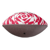Witte rode abstracte illusie american football (Gedraaid 270)