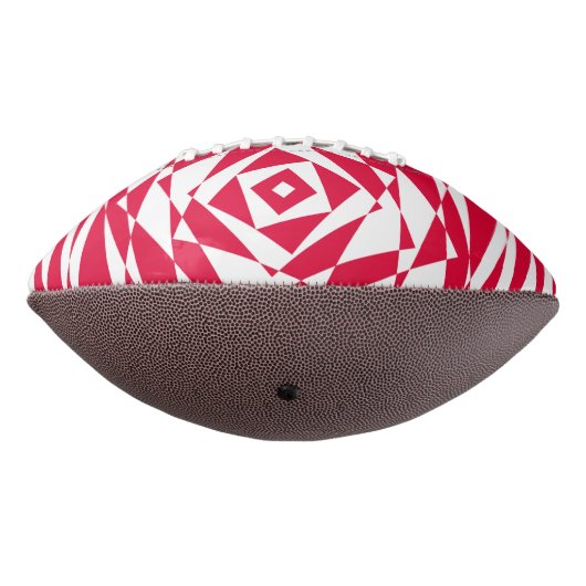 Witte rode abstracte illusie american football (Gedraaid 270)