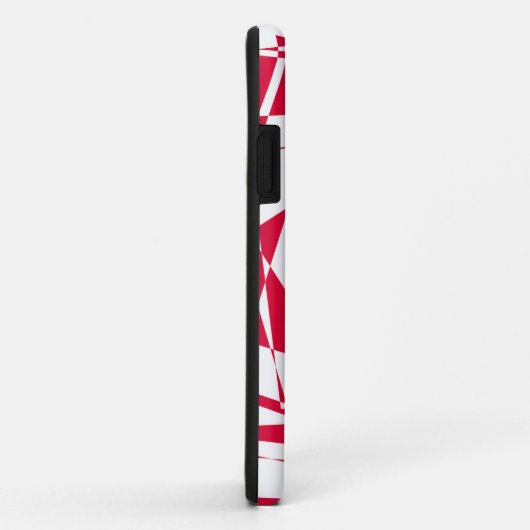 Witte rode abstracte illusie Case-Mate iPhone case (Achterkant/rechts)