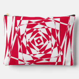 Witte rode abstracte illusie etui