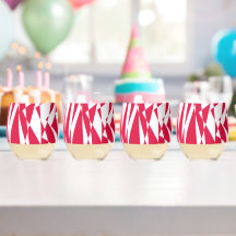 Witte rode abstracte illusie