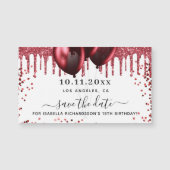 Witte rode ballonnen van de verjaardag, behalve de (Voorkant)