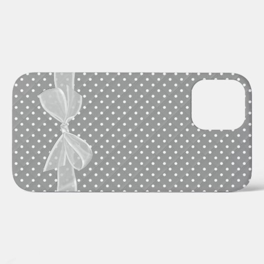 Witte rode boeg op pooldots Case-Mate iPhone case (Achterkant (horizontaal))