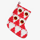 WITTE RODE CHRISTMAS TREE MET HARTEN GROTE KERSTSOK (Voorkant (Hangend))