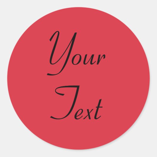 Witte & Rode Huwelijksenvelop Afdichtingen w/Douan Ronde Sticker (Voorkant)