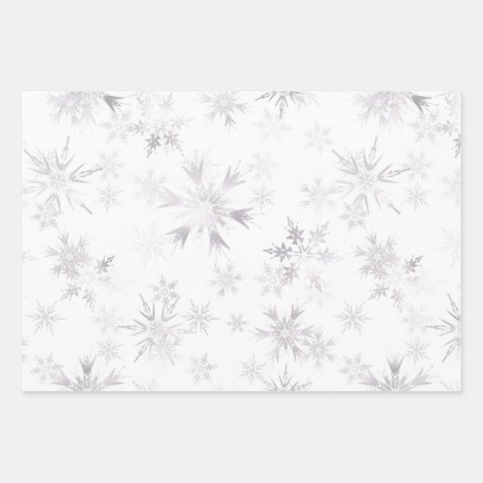 Witte & Rode Kerstmis Inpakpapier Vel (Voorkant 3)