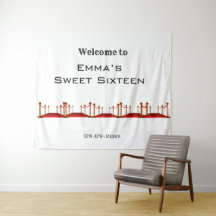 Witte Rode Loper Hollywood Sweet 16e Verjaardag