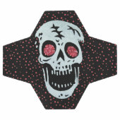 Witte rode rommel rode glitter ogen Stippen Voetbal (Enkel)