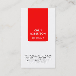 Witte rode strepe aantrekkelijk Visitekaartje