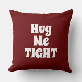 Witte rode typografie cool grappig kussen