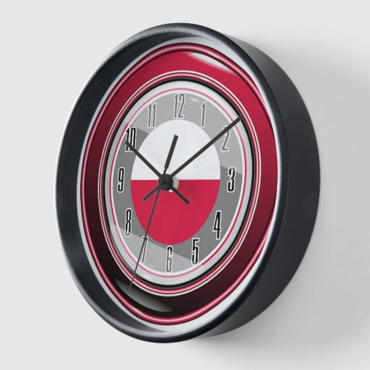 Witte rode vlag van Polen (Hoek)