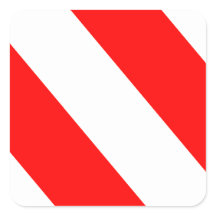 Witte rode waarschuwingsstrepen