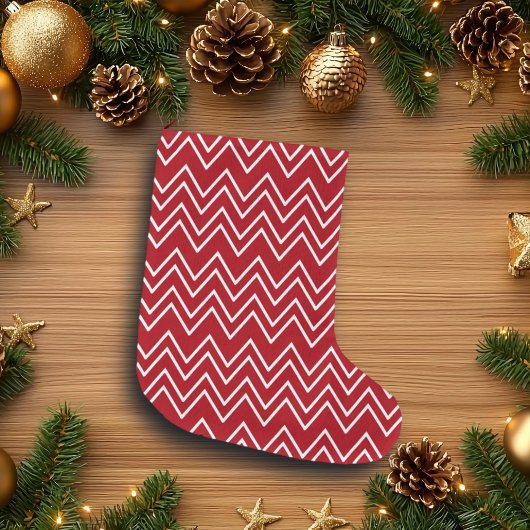 Witte Rode Winter Feestelijk Grote Kerstsok