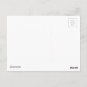 witte roeststier briefkaart (Achterkant)