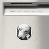 witte roeststier magneet (Insitu (Vaatwasser))