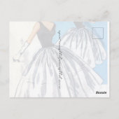 Witte rok briefkaart (Achterkant)