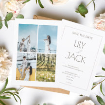 Witte Romance Liefde Fotocollage Wedding