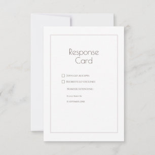 Witte Romance Liefde Fotocollage Wedding RSVP Kaartje