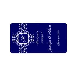 Witte Romance Monogram Lipbalsem Sticker