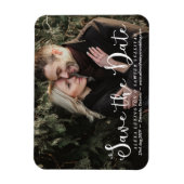 Witte Romantische Foto van het Manuscript sparen d Magneet (Verticaal)