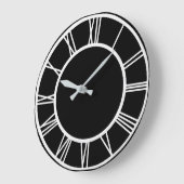 Witte Romeinse getallen in cirkelklokklok Grote Klok (Hoek)