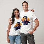Witte Ronde Hals Drake Fan T-shirt – Canadees Sing (Unisex)