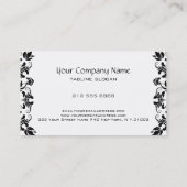 Witte rondjes Omkeerbaar Visitekaartje (Achterkant)