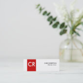 Witte roodroodroodroze Visitekaartje met stripper (Staand voorkant)