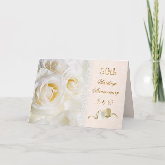 Witte roomrozen, het Jubileum van het harten (Voorkant)