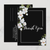 Witte Roos Bedankt uit de oude doos Briefkaart (Voorkant / Achterkant)