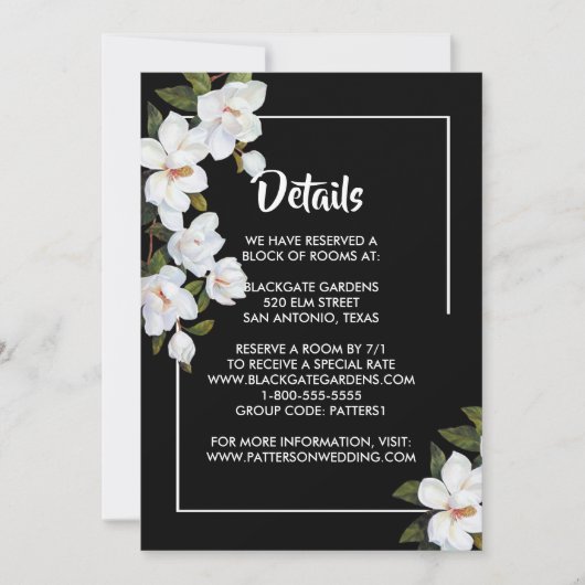  witte roos behuizing kaart (Voorkant)