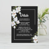  witte roos behuizing kaart (Staand voorkant)